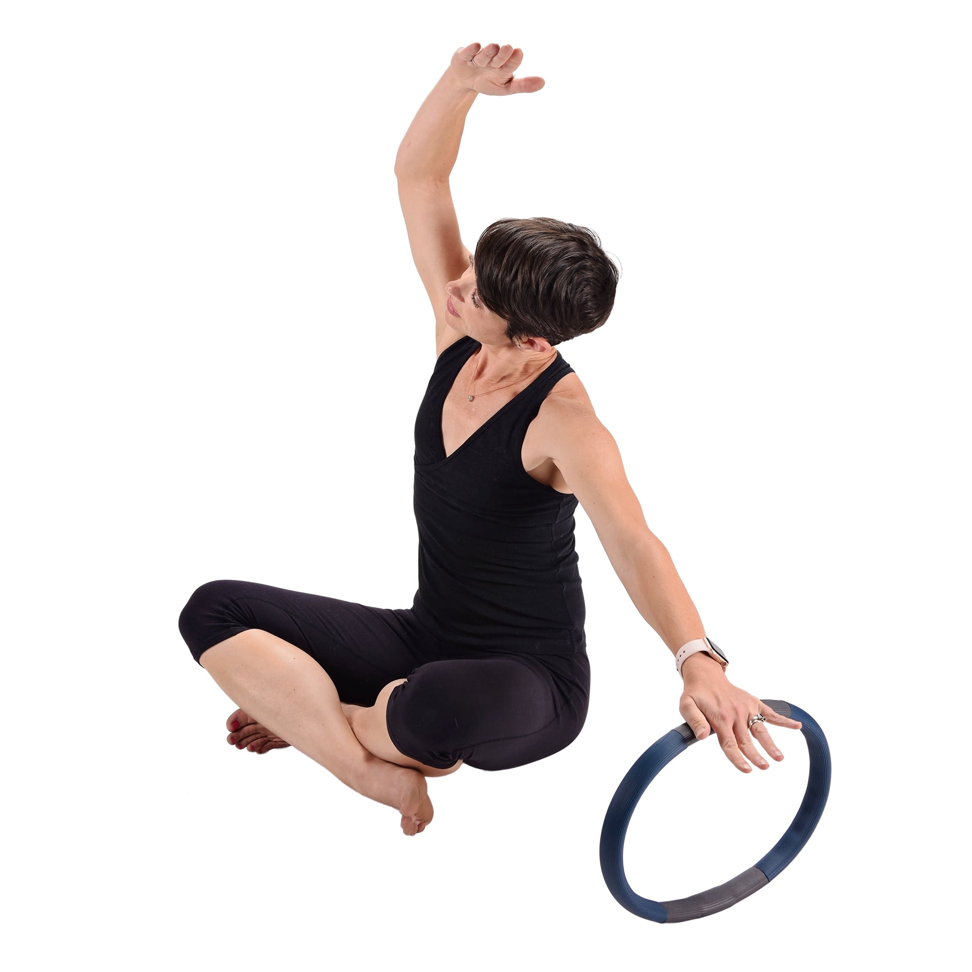 Pilates Magic Circle, 12" Diameter, 0.75 Lbs, Blue